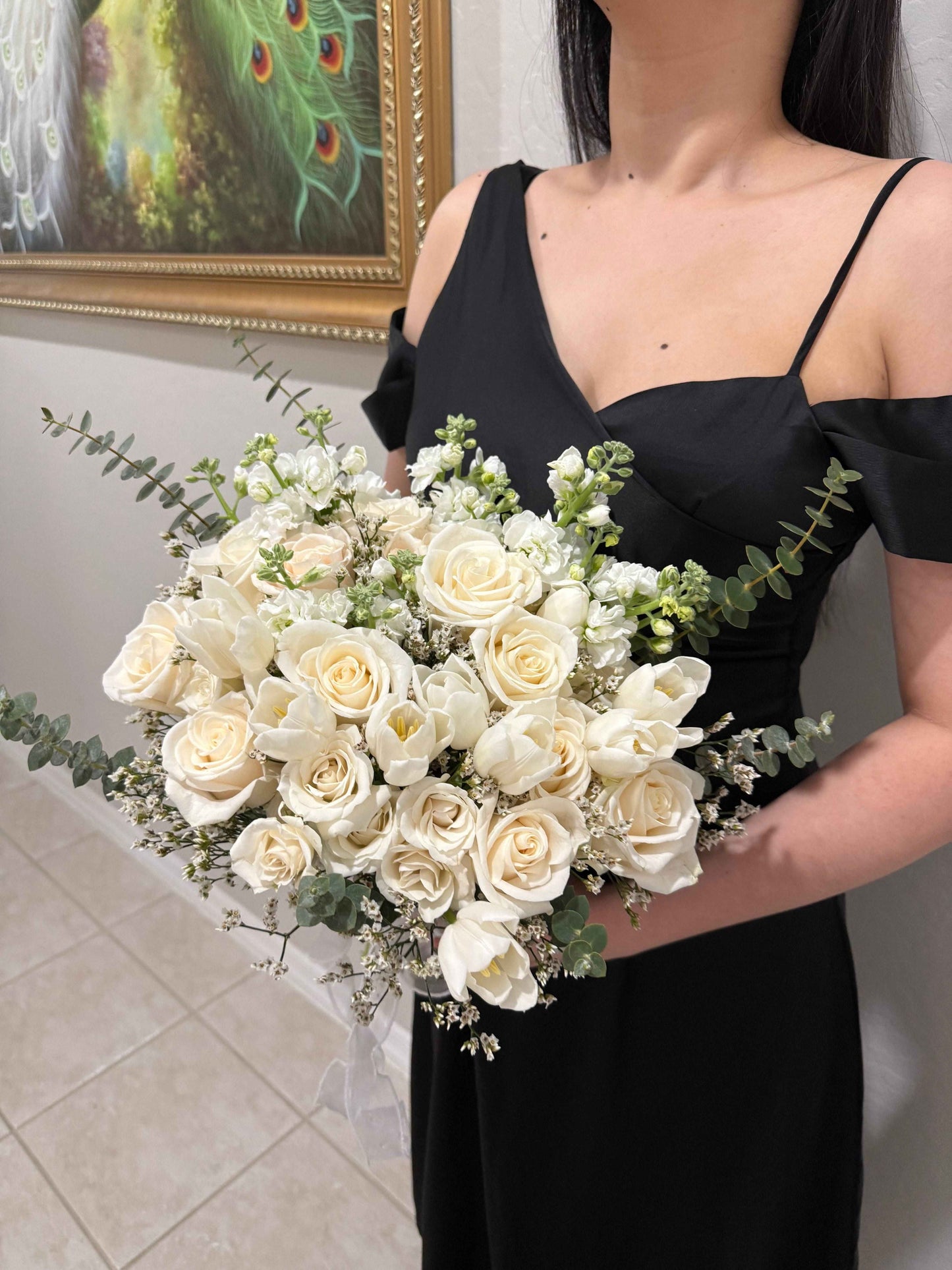 Hand-tied Bridal Bouquet - Flowery