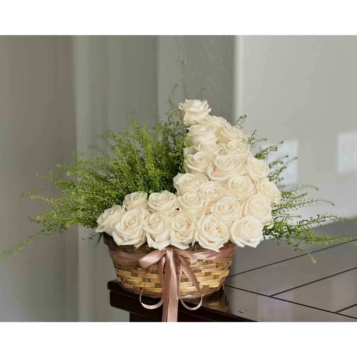 Blissful Cupid White - Flowery