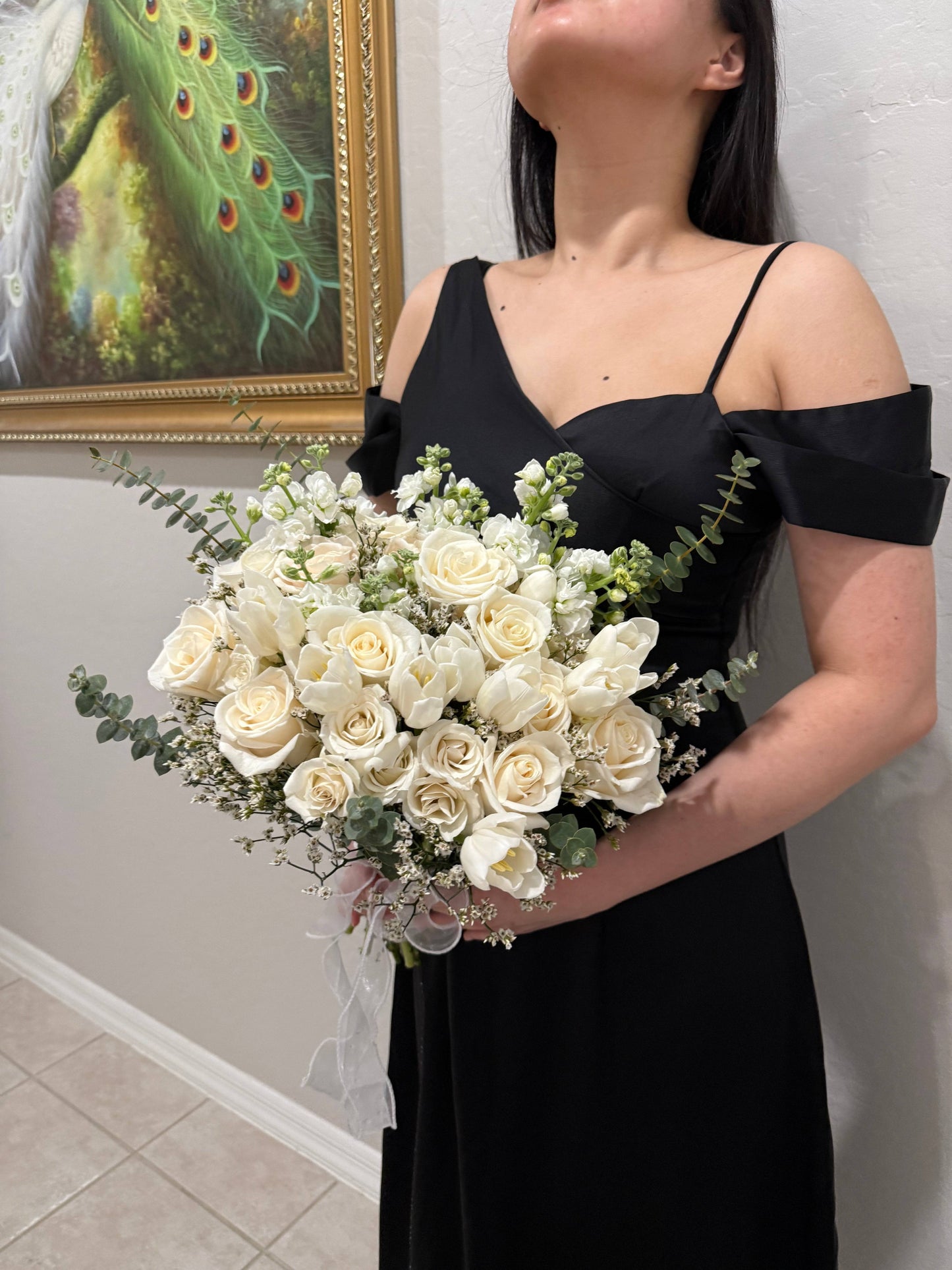 Hand-tied Bridal Bouquet - Flowery