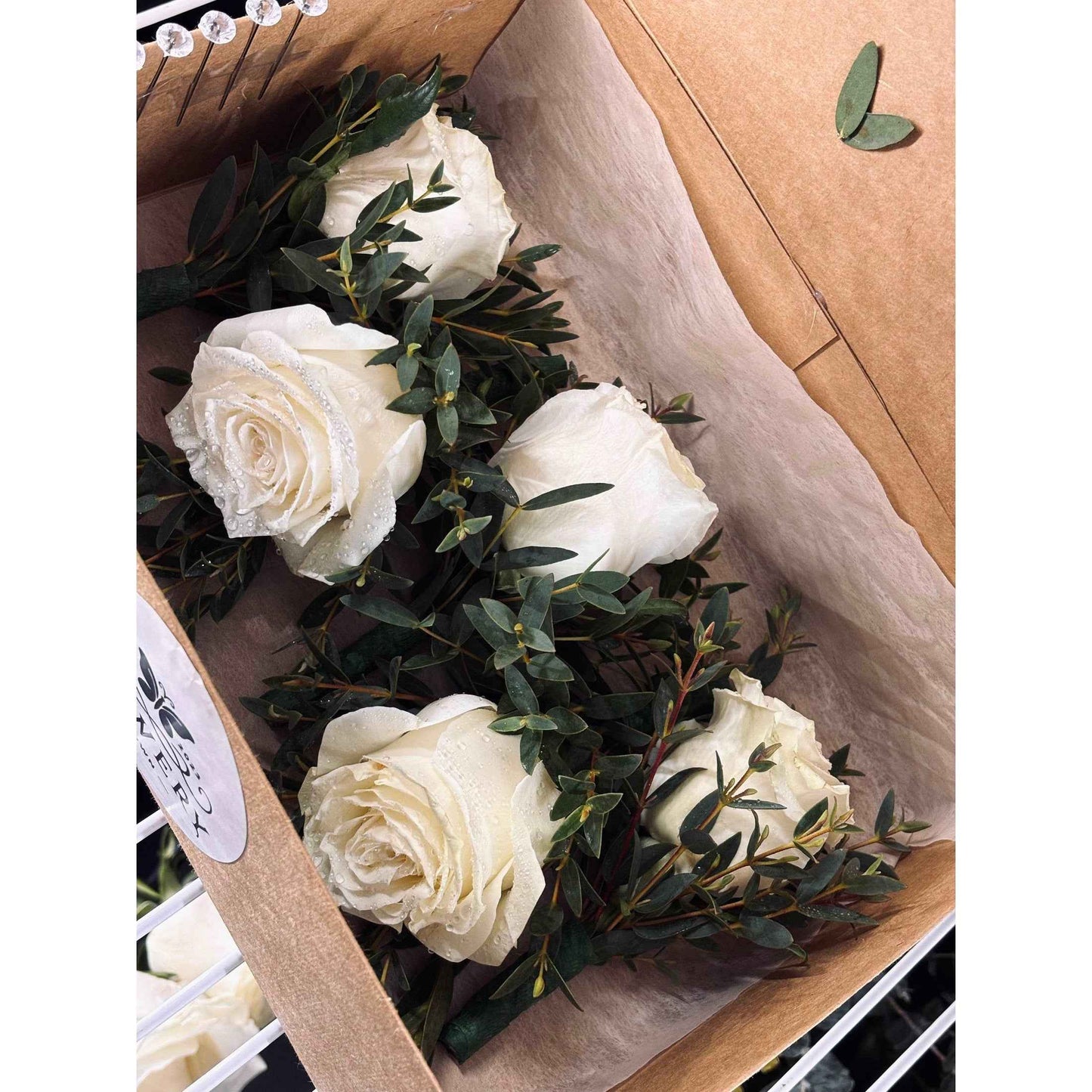 Single Rose Boutonniere - Flowery