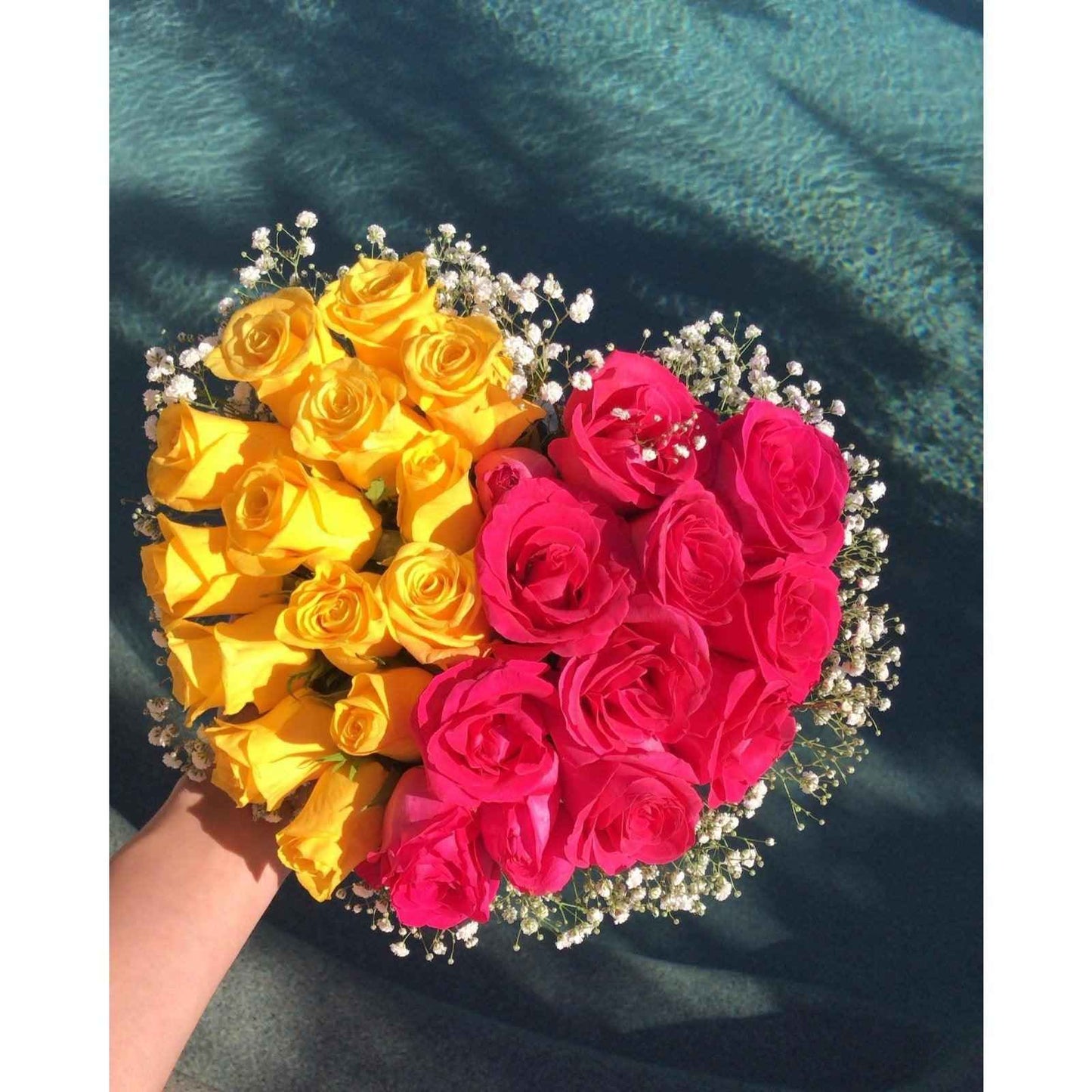 My Valentine Half and Half - Flowery