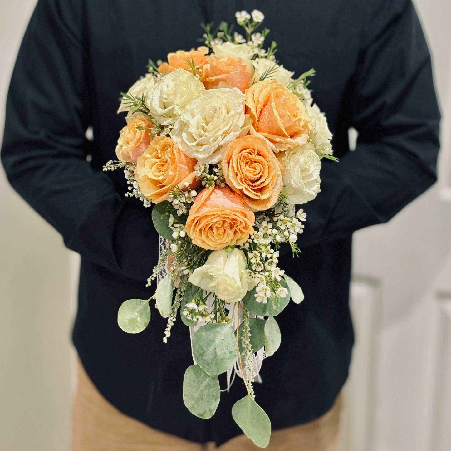 The Cascading Bridal Bouquet - Flowery