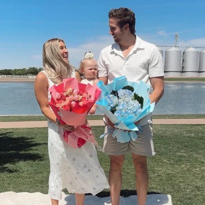 Gender Reveal / New Baby - Flowery