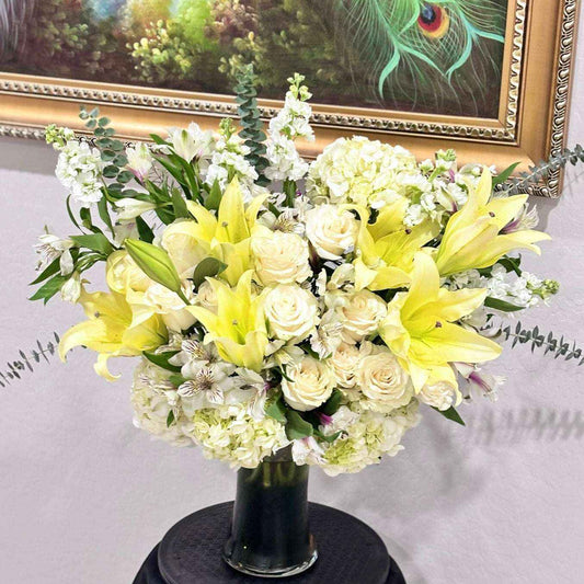 White Arrangement - Flowery