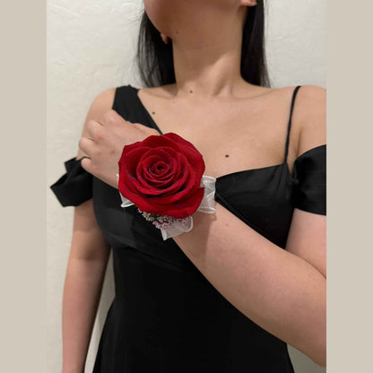 Single Rose Corsage - Flowery