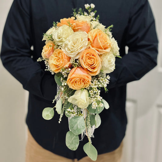 The Cascading Bridal Bouquet