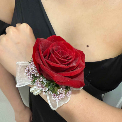 Single Rose Corsage - Flowery