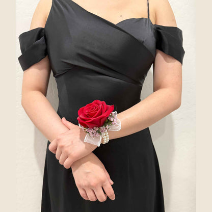 Single Rose Corsage - Flowery