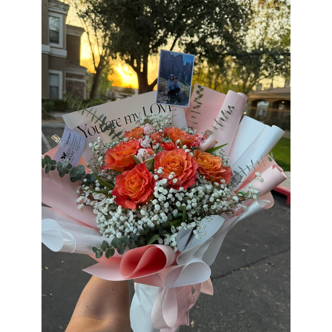 Orange - Flowery