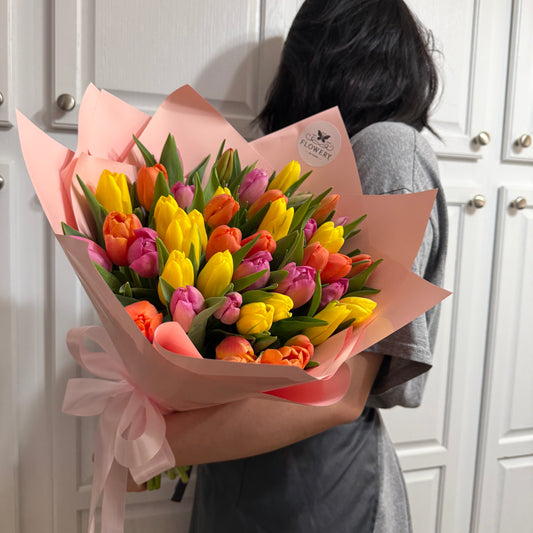 Angle Tulip - Flowery