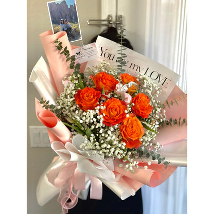 Orange - Flowery
