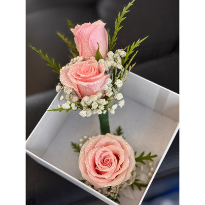 Single Rose Corsage Flowery