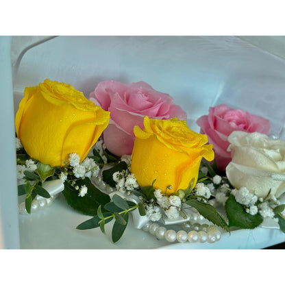 Single Rose Corsage Flowery