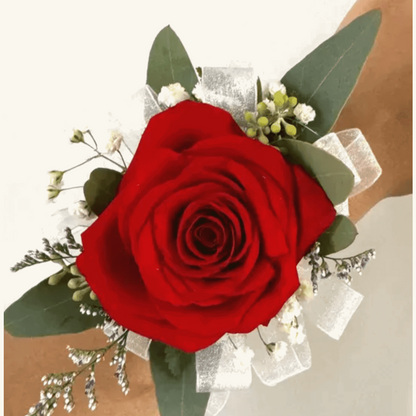 Single Rose Corsage Flowery