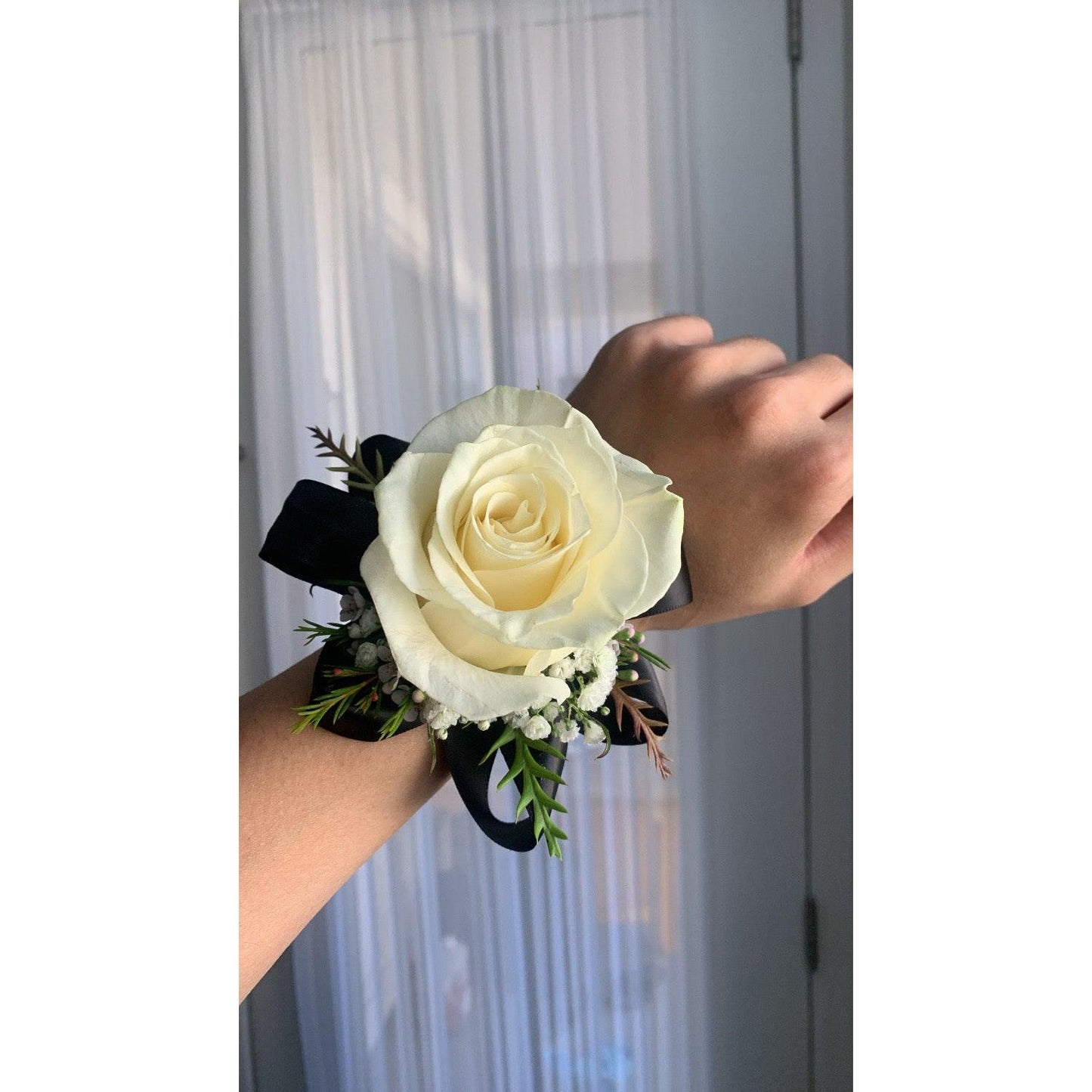 Single Rose Corsage Flowery