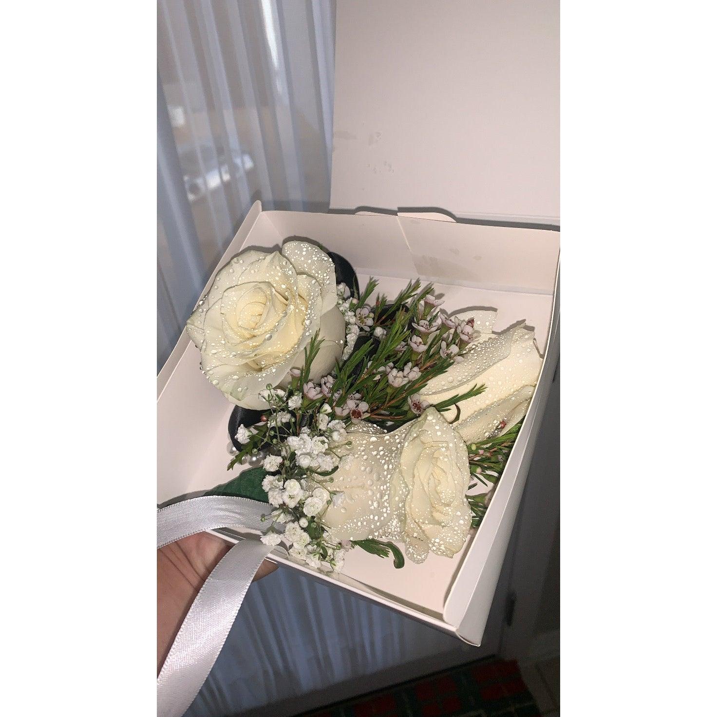 Single Rose Corsage Flowery