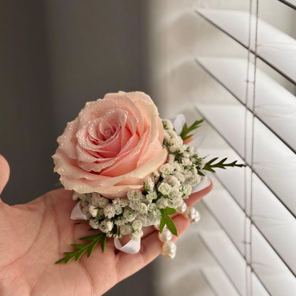 Single Rose Corsage Flowery