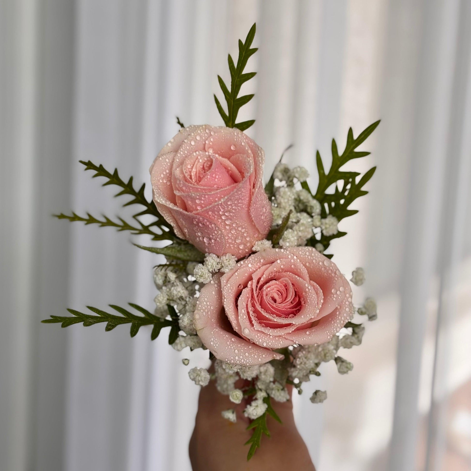 Single Rose Corsage Flowery