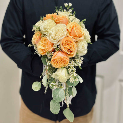 The Cascading Bridal Bouquet Flowery