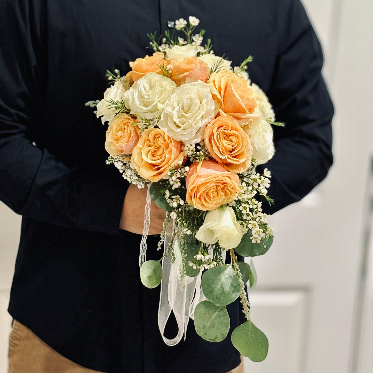 The Cascading Bridal Bouquet Flowery