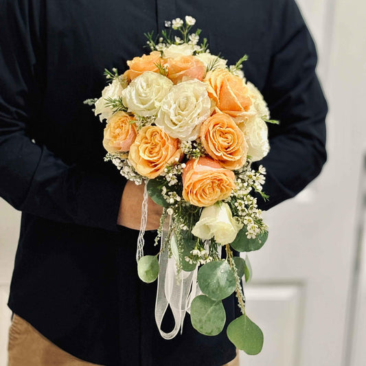 The Cascading Bridal Bouquet Cascading style - Flowery