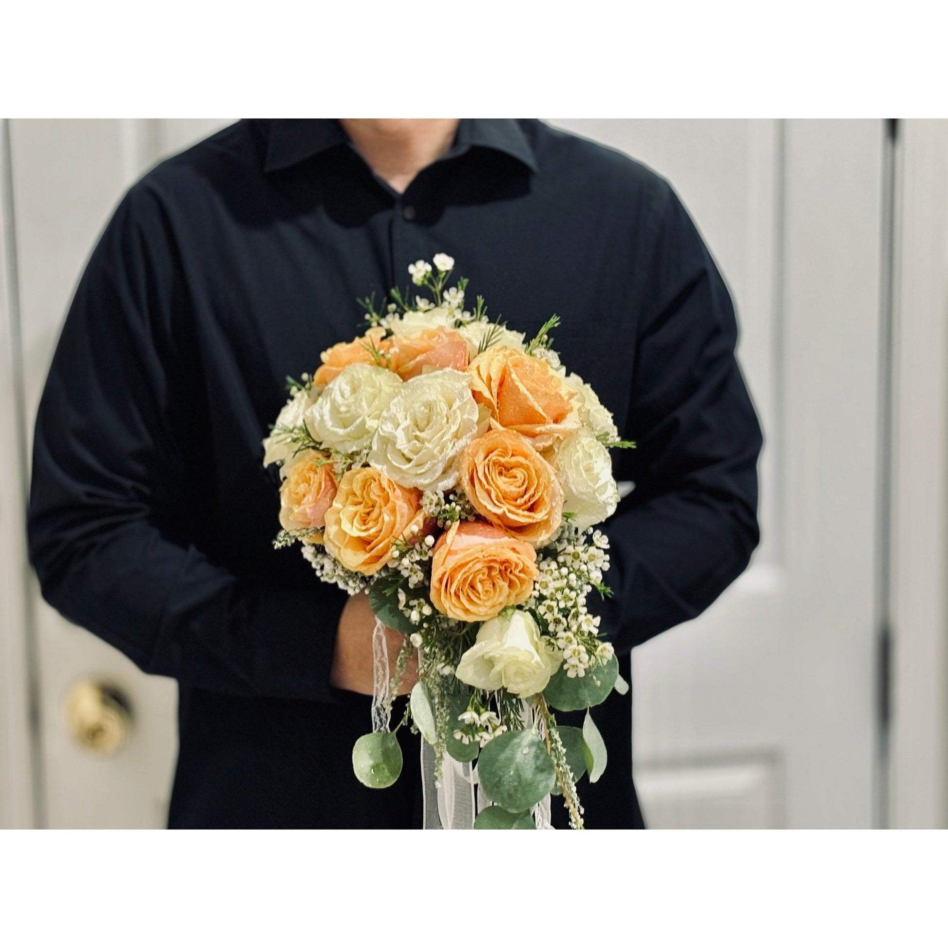 The Cascading Bridal Bouquet Flowery